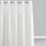 Cortina Baño Waffle Sistema 3 en 1 sin Ganchos 180 x 183 cm White Home Logics 1 un