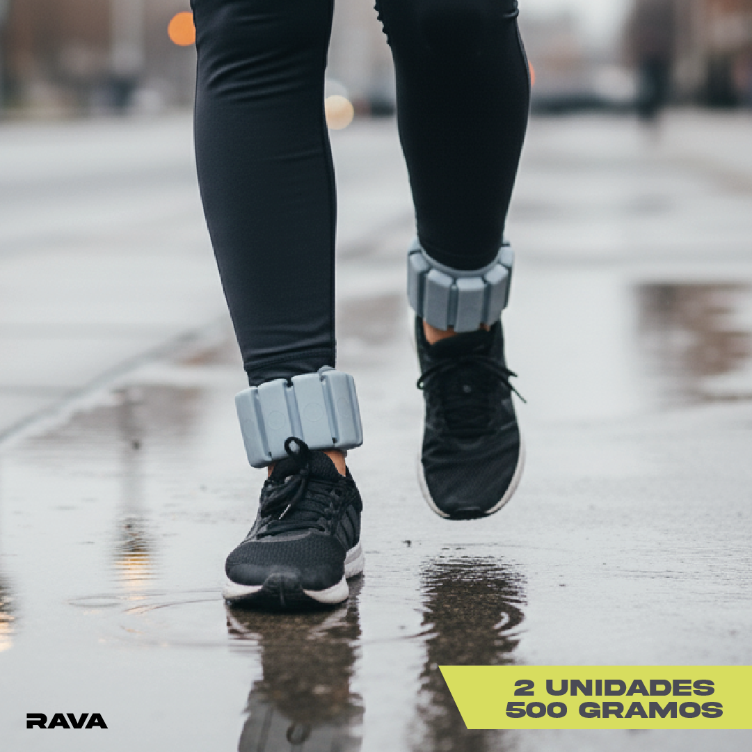 Set de 2 Pesos de silicona ajustables 500g Rava 1 un