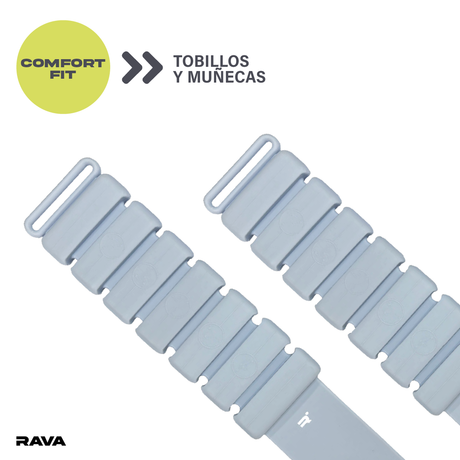 Set de 2 Pesos de silicona ajustables 500g Rava 1 un