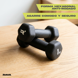 Set de 2 Mancuernas Dumbbell 1kg Rava 1 un