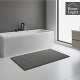 Mat de Baño Chenille Dark Gray 50 x 80 Home Logics 1 un