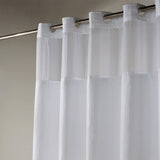 Cortina Baño Waffle Sistema 3 en 1 sin Ganchos 180 x 183 cm White Home Logics 1 un