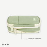Estuche Organizador Expandible leaf & Ink Matcha Green 1 un