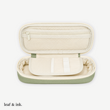 Estuche Organizador Expandible leaf & Ink Matcha Green 1 un