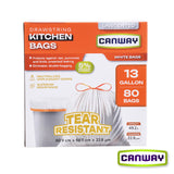 Bolsas Basura Cocina 61 x 69 cm Canway 80 un