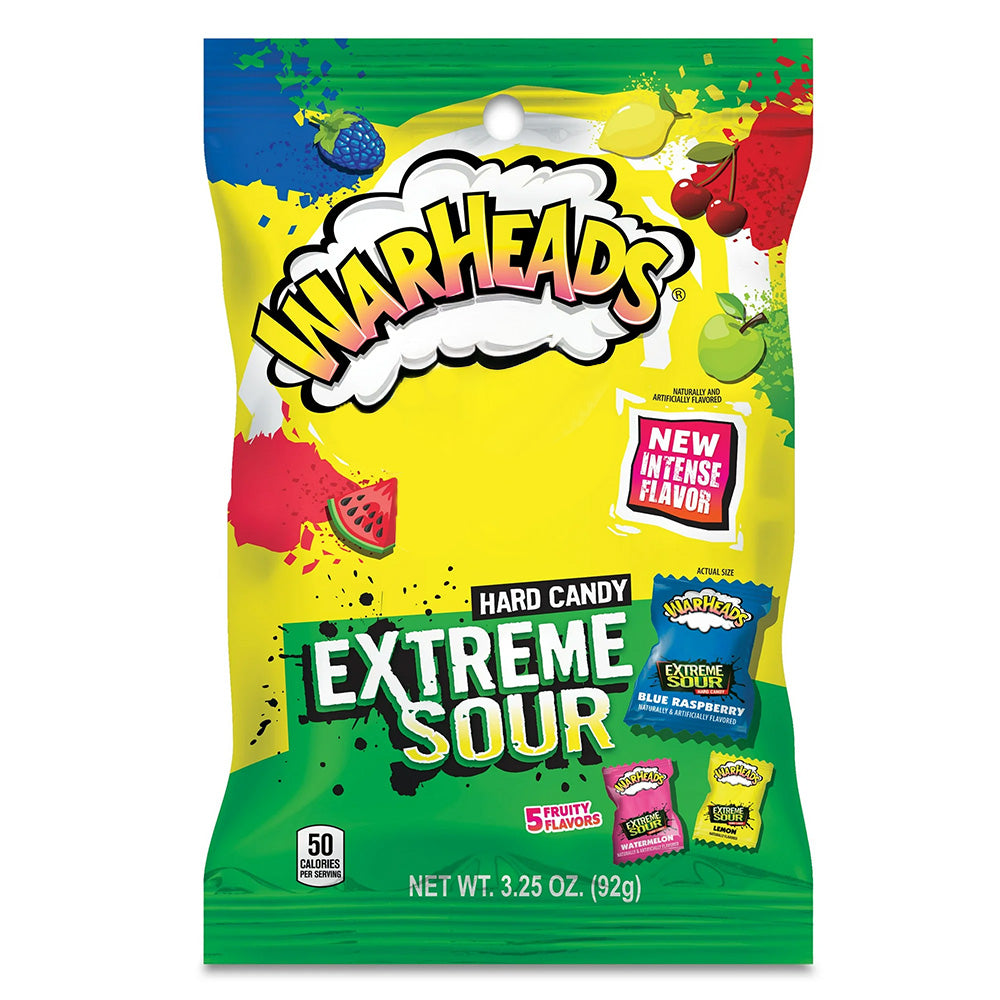 Caramelos Duros Extreme Sour Warheads 92 g