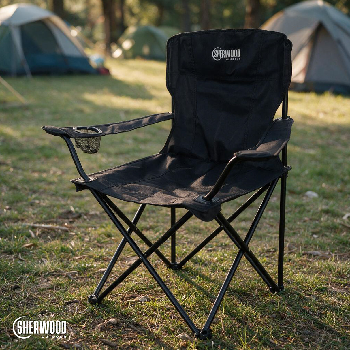 Silla Camping Black Sherwood 1 un