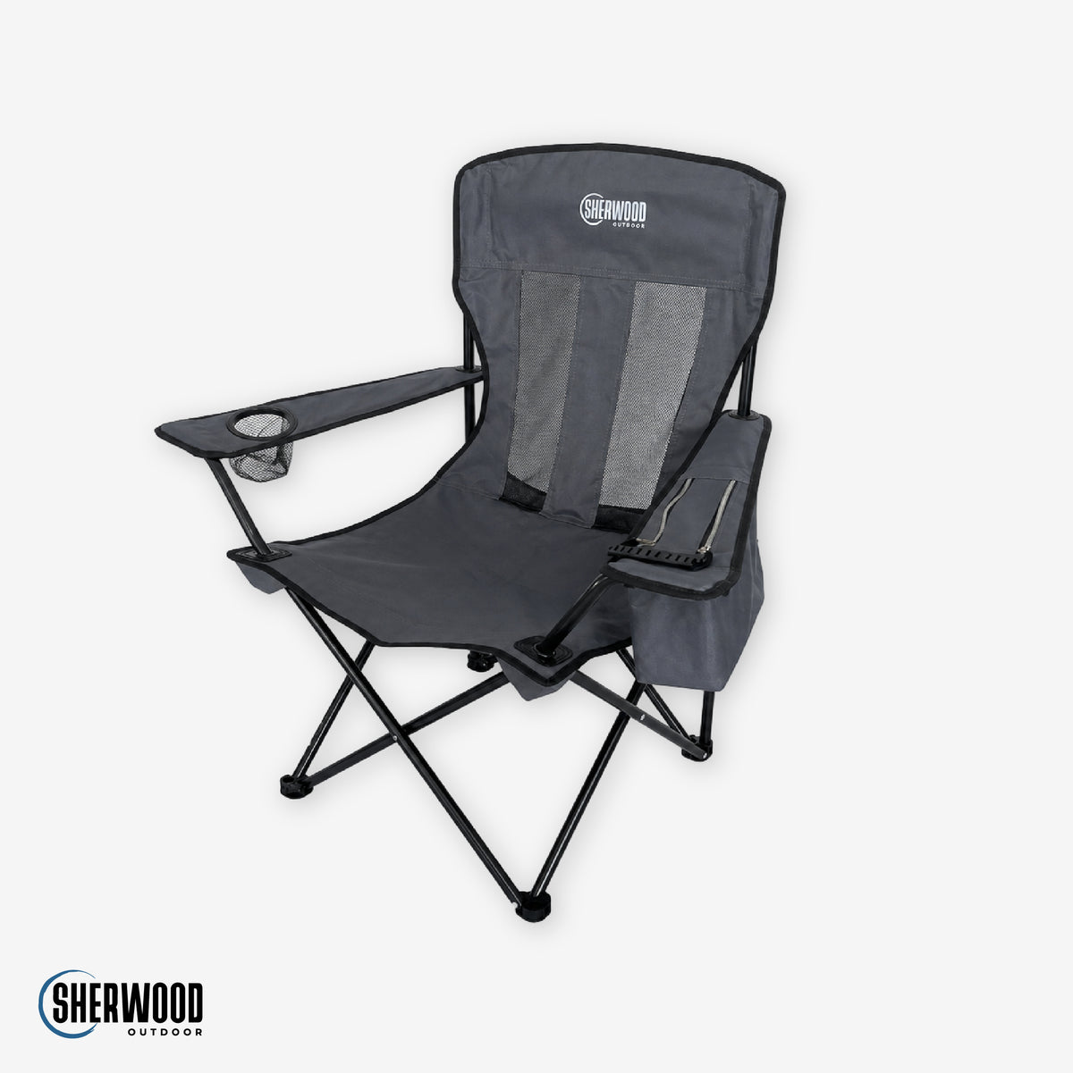 Silla De Camping Pro Gray Sherwood 1 un