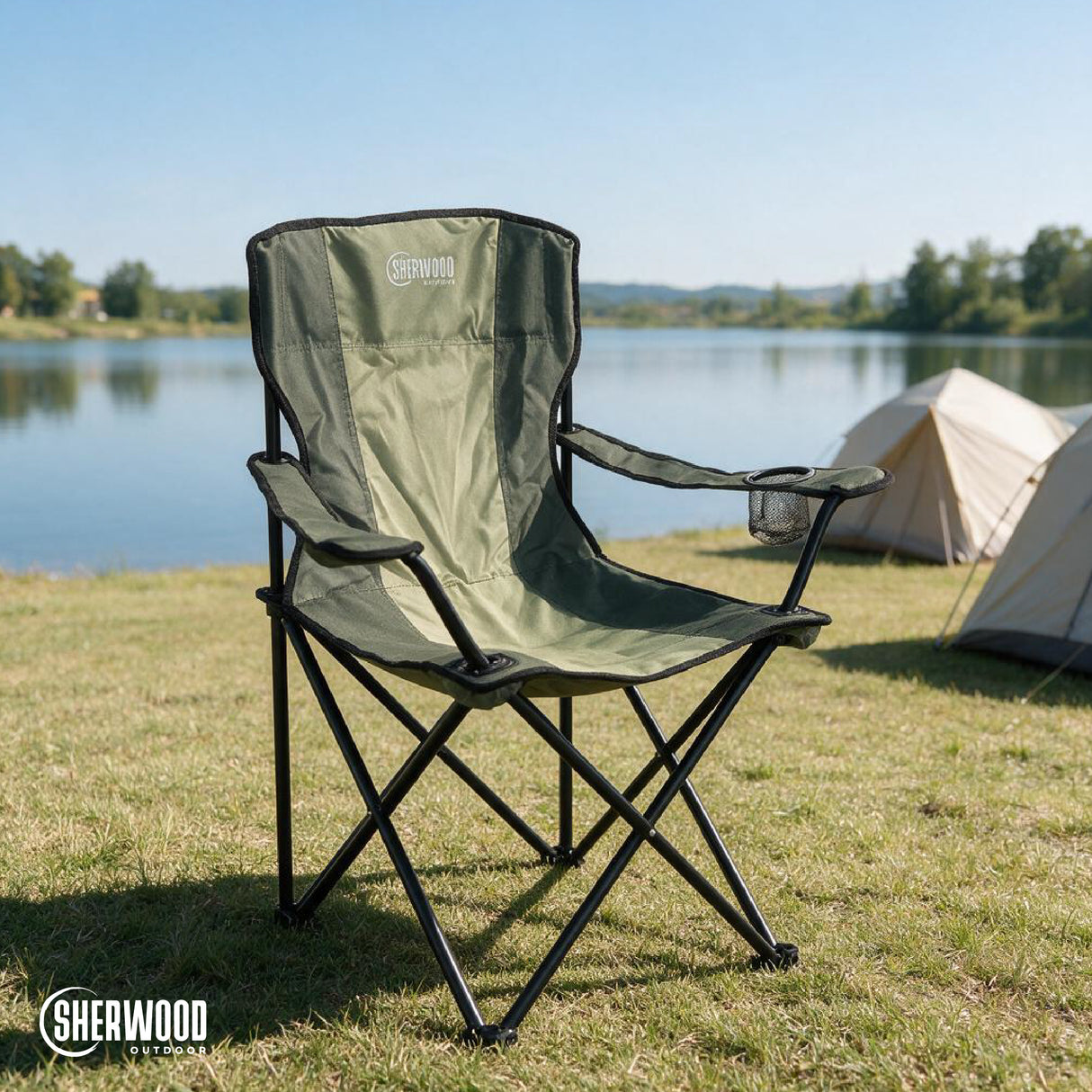 Silla Camping Army Green Sherwood 1 un
