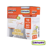 Bolsas Basura Cocina 61 x 69 cm Canway 80 un