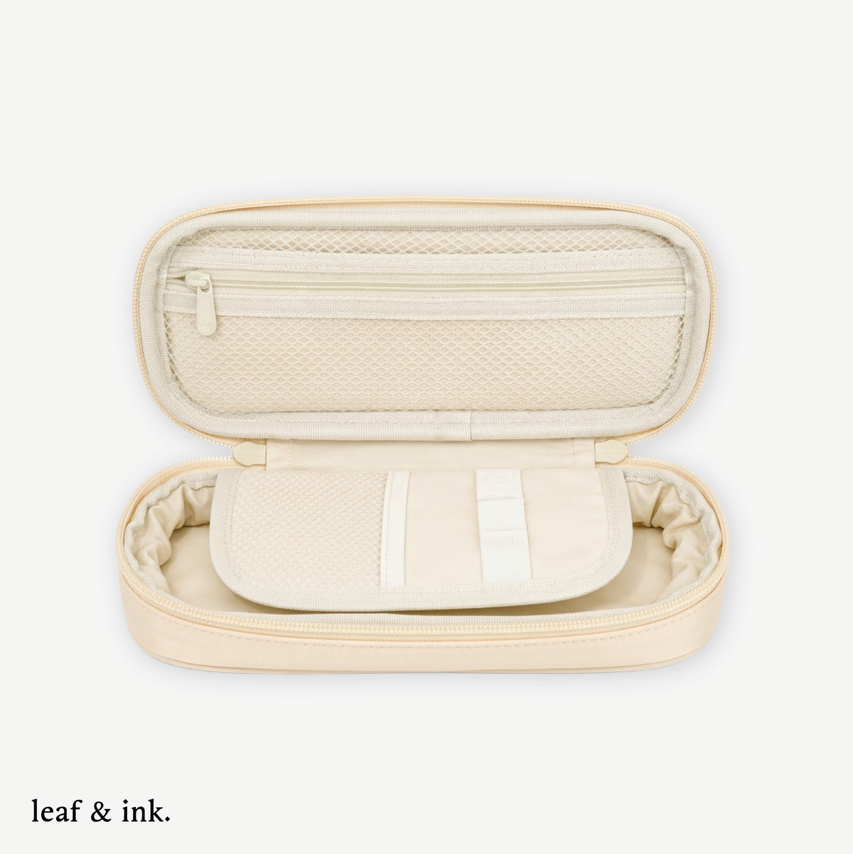 Estuche Organizador Expandible leaf & Ink Soft Sand 1 un