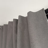 Cortina Blackout Textura Lino 145 x 250 cm Gray Blair Home 1 par