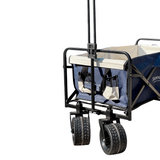 Carrito Wagon Heavy Duty Plegable Navy Blue Beige Sunseeker 1 un