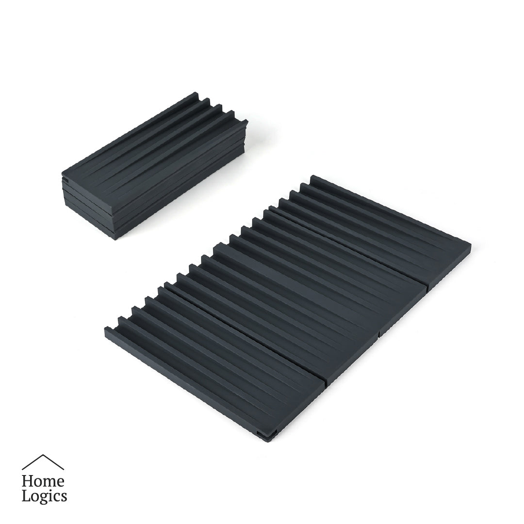 Mat Secador Platos Gris Silicona Home Logics 1 un