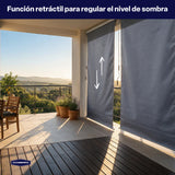 Toldo Vertical Exterior Blackout Premium Gris 1,6x2 m 1 un