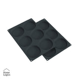 Set 2 Moldes de Silicona para Muffin Bajos Home Logics 1 un