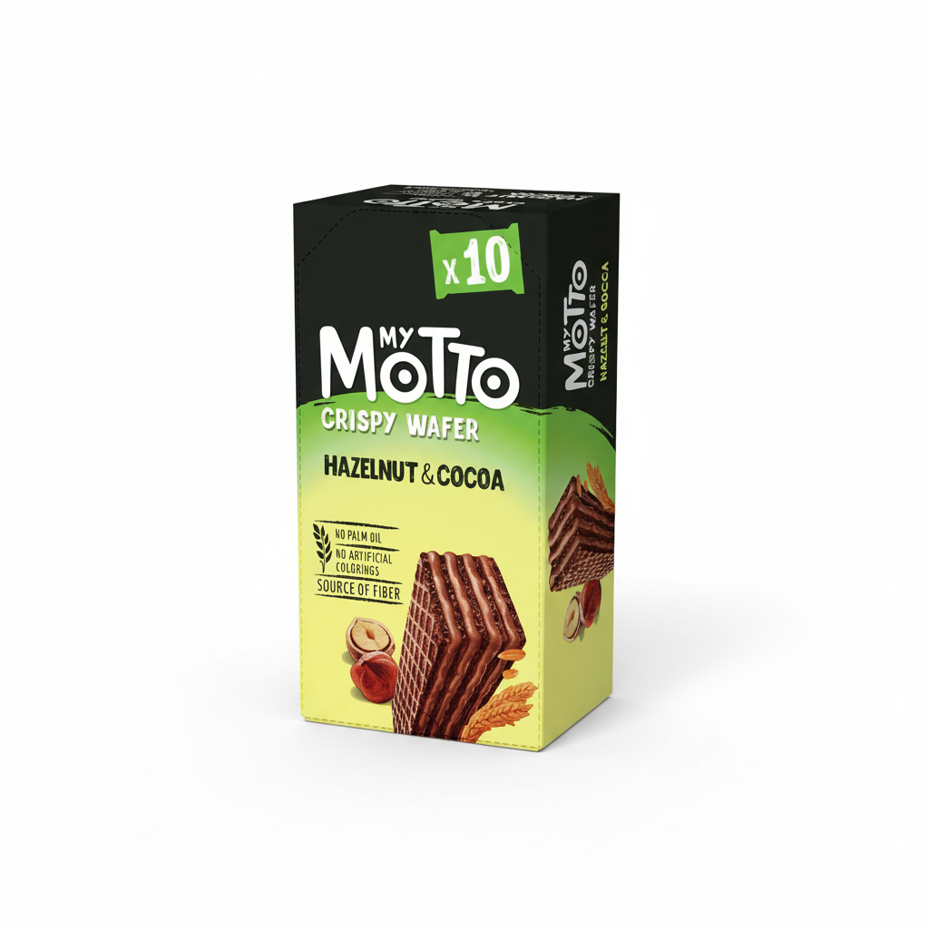 Obleas Avellana y Cocoa My Motto 10 un x 30 g