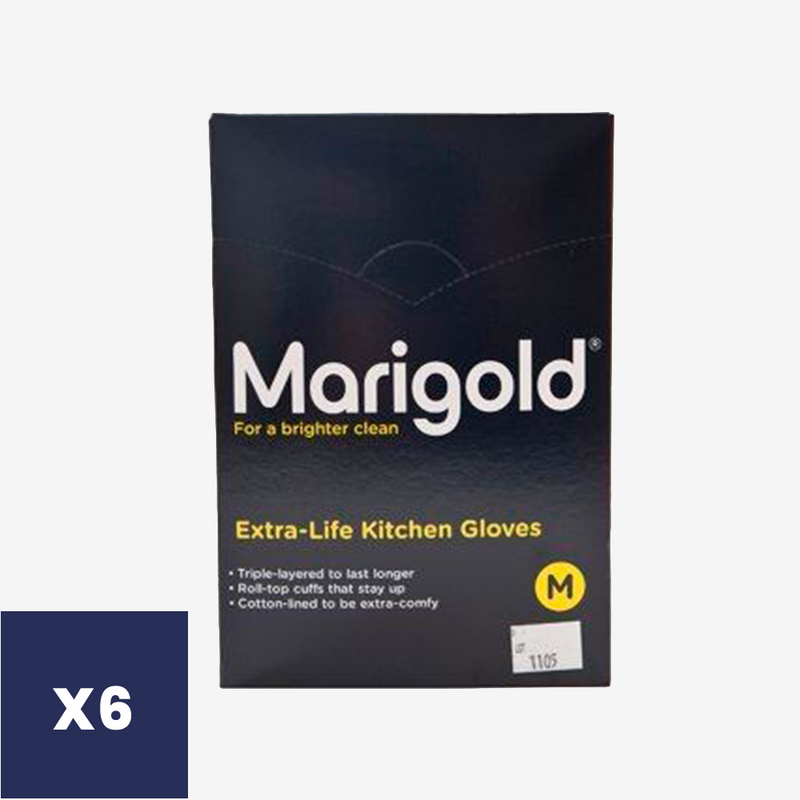 Guantes Cocina Extra Medium Life Marigold 6 un