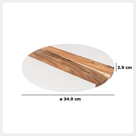 Bandeja Giratoria Harmony Acacia 35 cm 5five 1 un