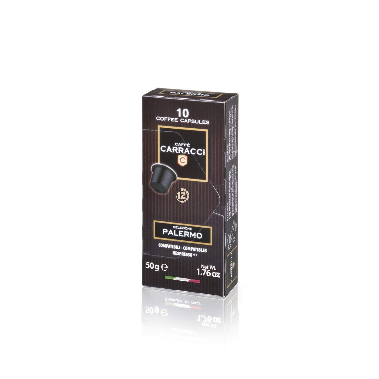 Cápsulas de Café Palermo para Nespresso Carracci 10 x 50 g