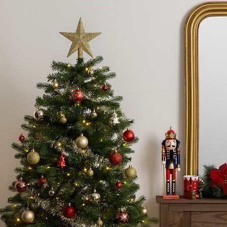 Set 44 Adornos Navidads Gold Red Atmosphera