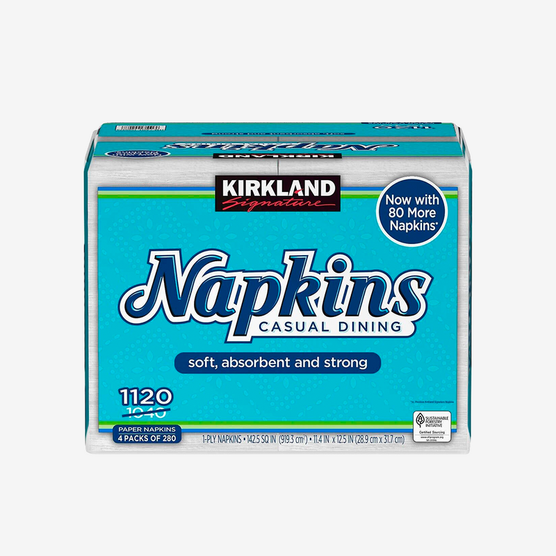 Servilletas Casual Dining Kirkland 4 pack x 280 un