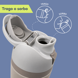 Botella Acero Inoxidable Brown 600 ml Norden 1 un