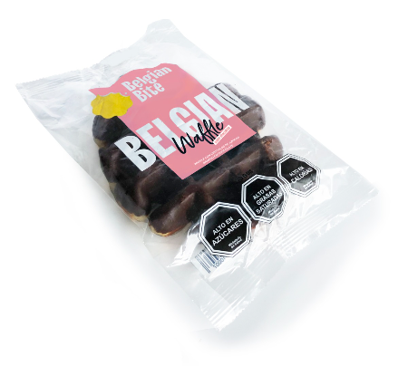 Belgian Bite Waffle con Cobertura de Chocolate