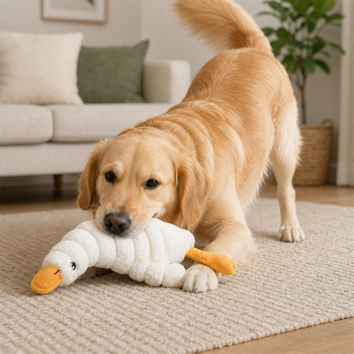 Peluche de Pato para Mascotas
