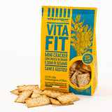 Galletitas Flatbreads Bran Sesamo Mini Vita Vigor 150 g