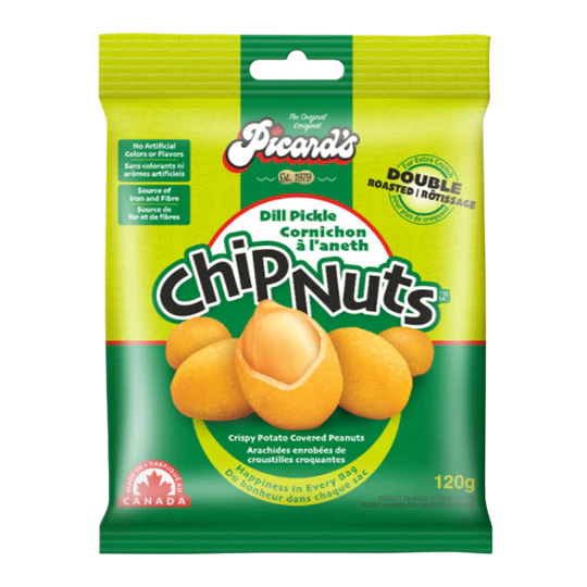 Maní Chip Nuts Dill Pickle Picard's 80 g