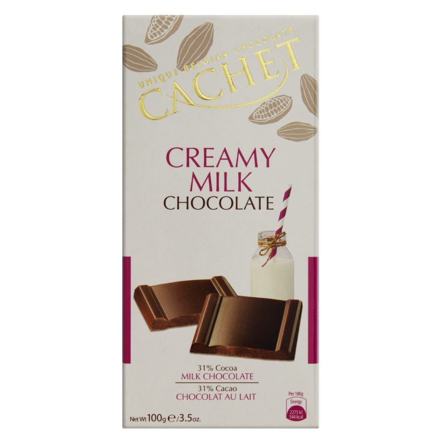 Barra Chocolate Leche 31 Cachet 100 g