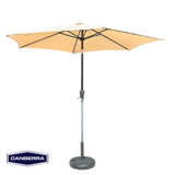 Set Quitasol 2,7m x 2,7m con Base de Cemento Canberra