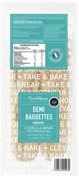 Pan Demi Baguettes 2un