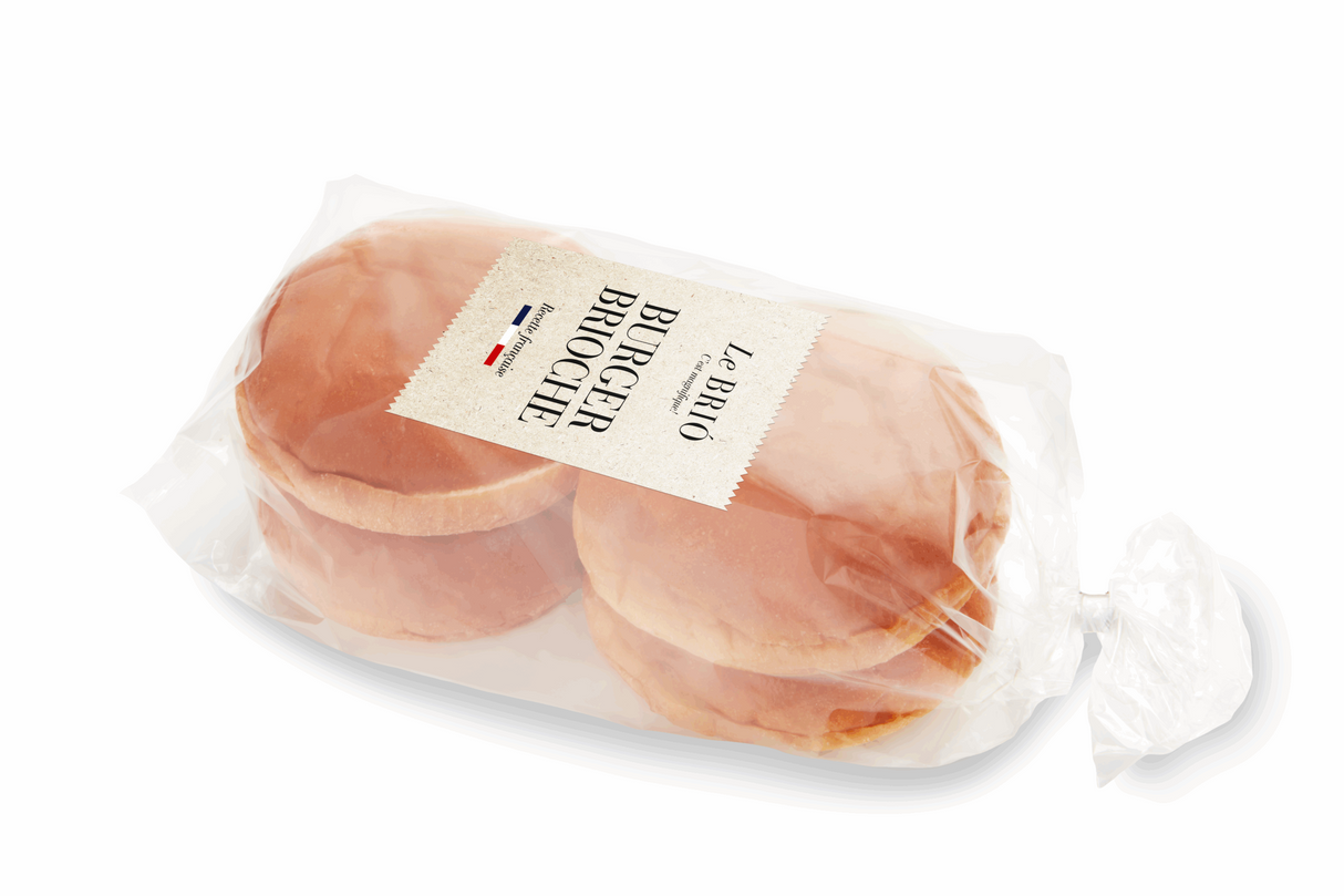 Pan de Hamburguesa Burger Brioche Le Brió 4 un