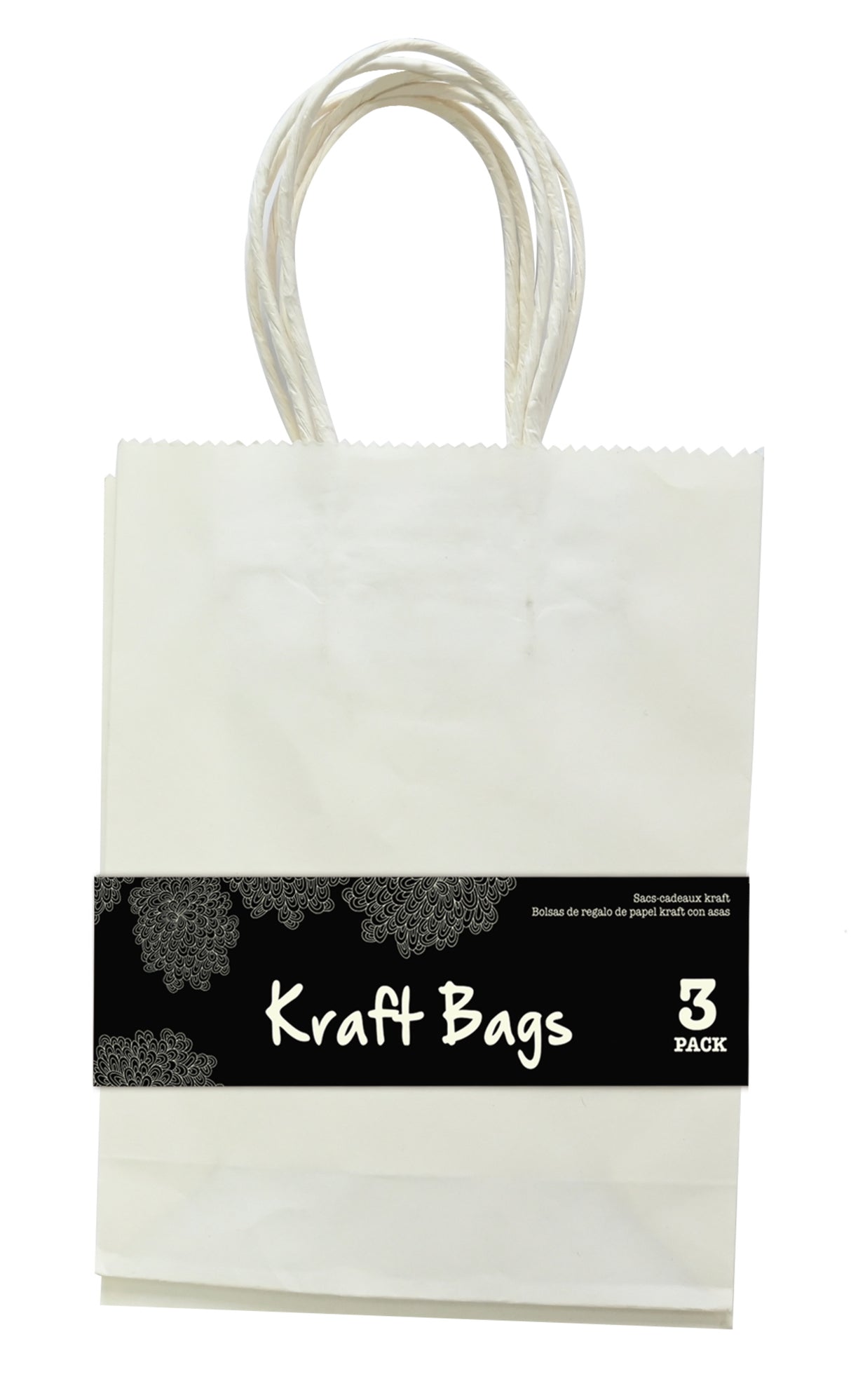 Pack 3 Bolsas Blancas 20 x 15 x 6 cm 1 un