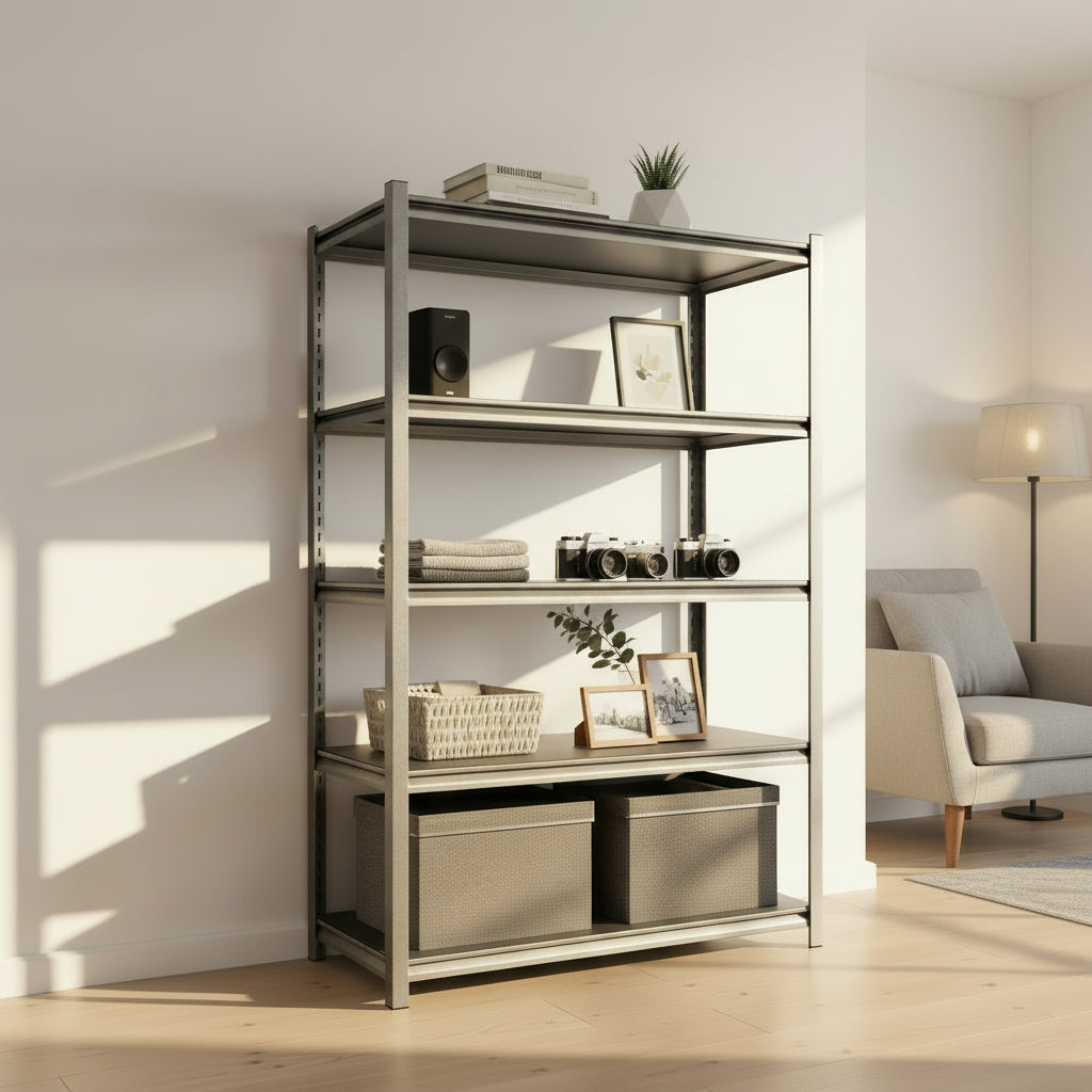 Rack 5 Repisas 120x60x183 cm Silver