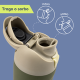 Botella Acero Inoxidable Green 600 ml Norden 1 un