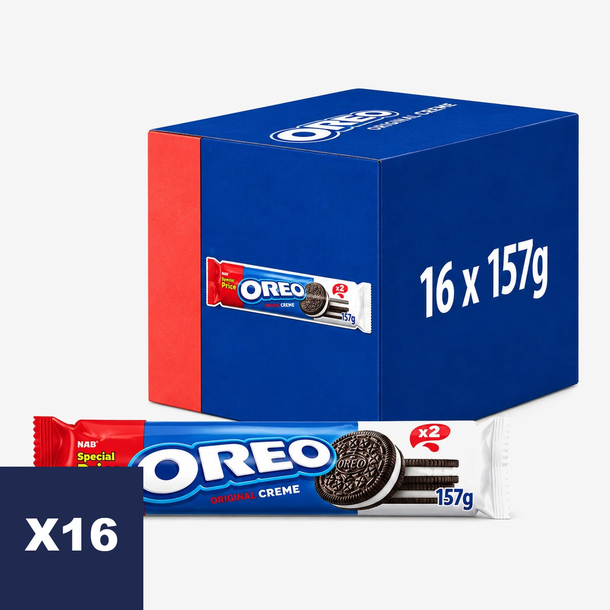 Galletas Doble Crema Oreo 16 x 157 g