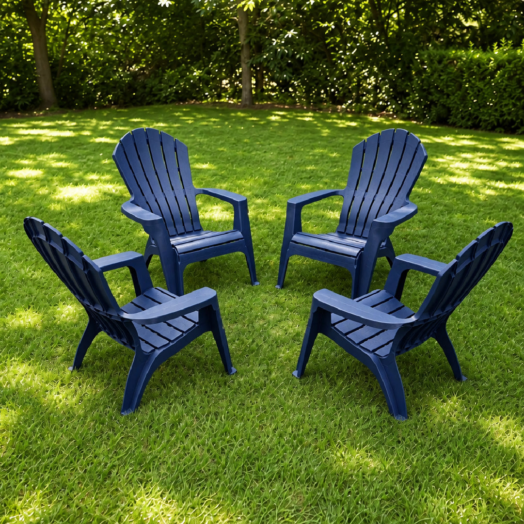 Pack 4 Sillas Adirondack Navy Blue