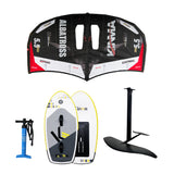 Set Wing Foil Negro 5.5m2