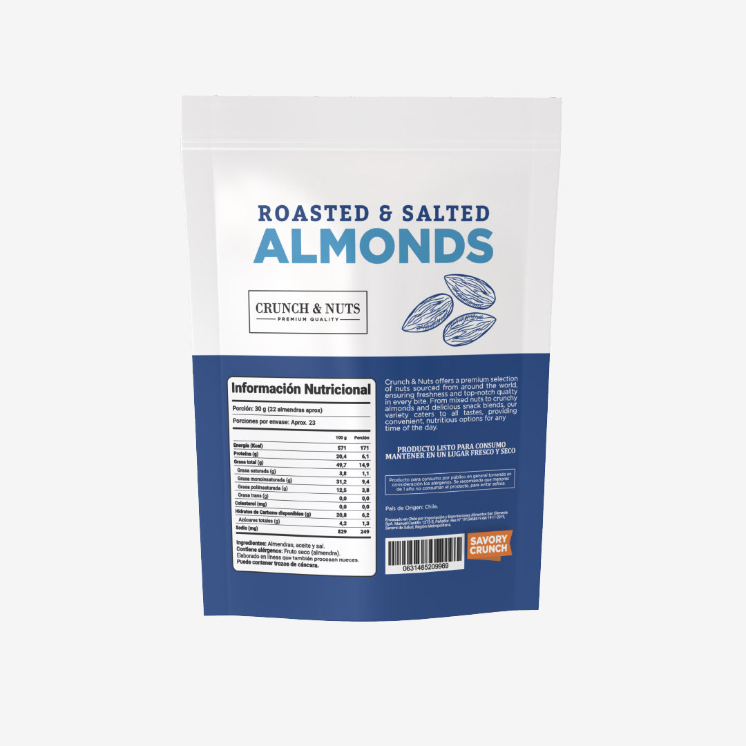 Almendra Tostada Salada Crunch & Nuts 700 g