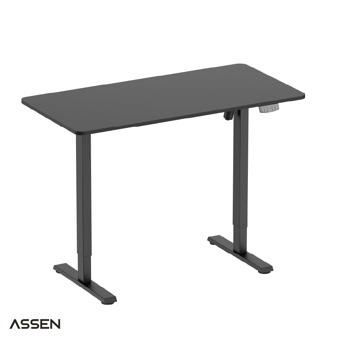 Escritorio Altura Regulable Serie Essential 120 x 60 cm Negro Assen 1 un