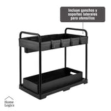 Organizador Multiusos 2 Niveles Rack Deslizante Home Logics 1 un