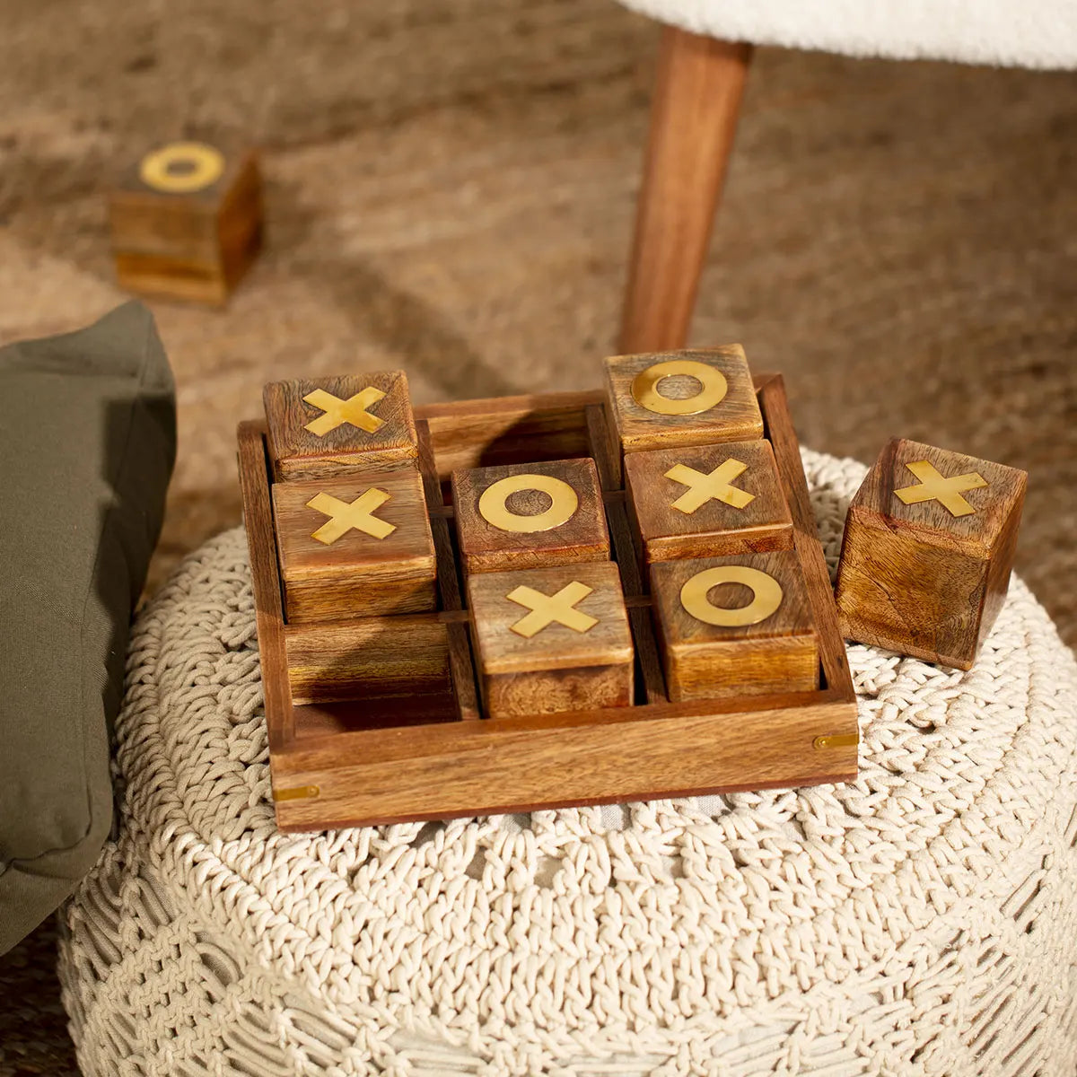 Juego Tic Tac Toe Madera 23 cm Atmosphera 1 un