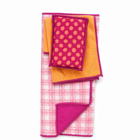 Set limpieza 3 Piezas Microfibra Bright Box Rosa  1 un