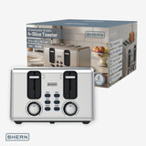 Tostador Eléctrico Acero Inoxidable 4 Bhern