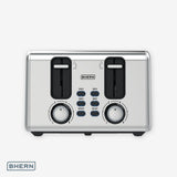 Tostador Eléctrico Acero Inoxidable 4 Bhern
