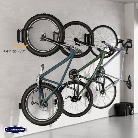 Set 2 Soportes Bicicletas Muro Abatibles Canberra 1 un