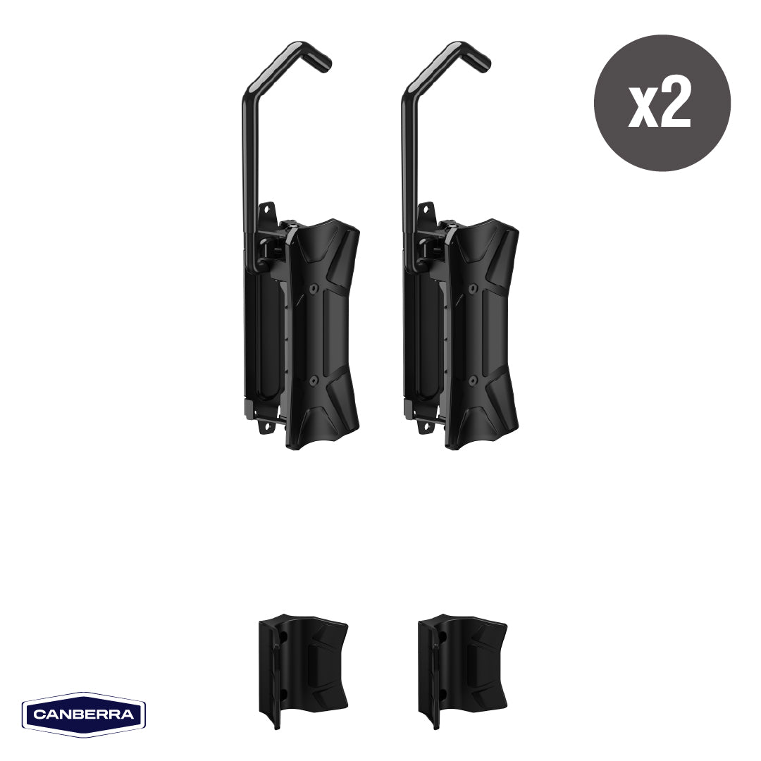Set 2 Soportes Bicicletas Muro Abatibles Canberra 1 un